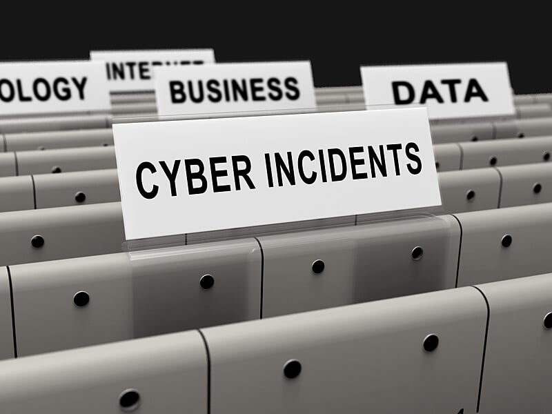 Cyber Incident Data Attack Alert 3d Rendering